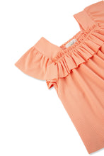 Load image into Gallery viewer, Orange Solid Babydoll Top
