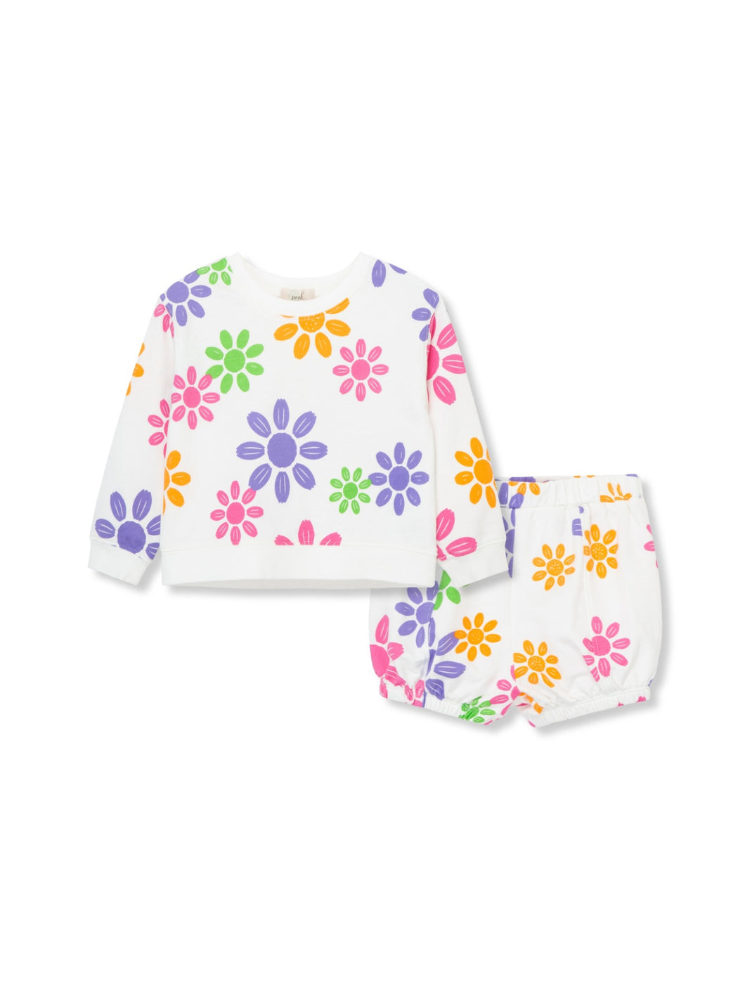 Floral French Terry Set