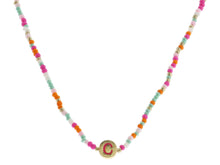 Load image into Gallery viewer, Rainbow Initial Necklace