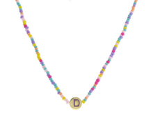 Load image into Gallery viewer, Rainbow Initial Necklace
