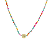 Load image into Gallery viewer, Rainbow Initial Necklace