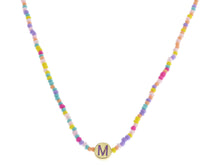Load image into Gallery viewer, Rainbow Initial Necklace
