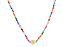 Load image into Gallery viewer, Rainbow Initial Necklace