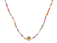 Load image into Gallery viewer, Rainbow Initial Necklace

