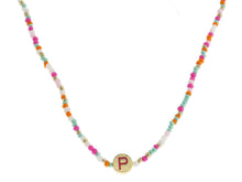 Load image into Gallery viewer, Rainbow Initial Necklace