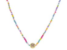 Load image into Gallery viewer, Rainbow Initial Necklace