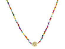 Load image into Gallery viewer, Rainbow Initial Necklace