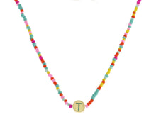 Load image into Gallery viewer, Rainbow Initial Necklace