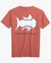Load image into Gallery viewer, Sketched Baseball Heather Tee
