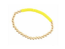 Load image into Gallery viewer, Gold Beaded Rubber Disk