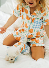 Load image into Gallery viewer, Peaches Button Down PJ
