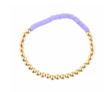 Load image into Gallery viewer, Gold Beaded Rubber Disk