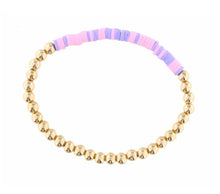 Load image into Gallery viewer, Gold Beaded Rubber Disk