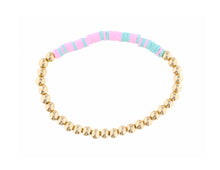 Load image into Gallery viewer, Gold Beaded Rubber Disk