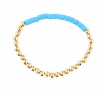 Load image into Gallery viewer, Gold Beaded Rubber Disk