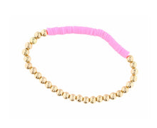 Load image into Gallery viewer, Gold Beaded Rubber Disk
