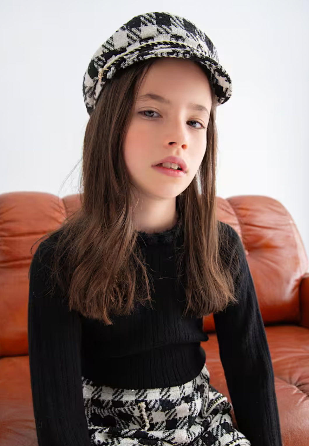 Black Ribbed Turtleneck