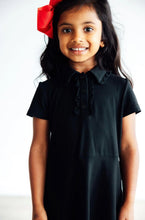 Load image into Gallery viewer, Black Polo Dress
