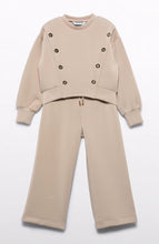 Load image into Gallery viewer, Knit Pant Set w Buttons
