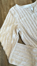 Load image into Gallery viewer, Beige Vertical Stripes Top
