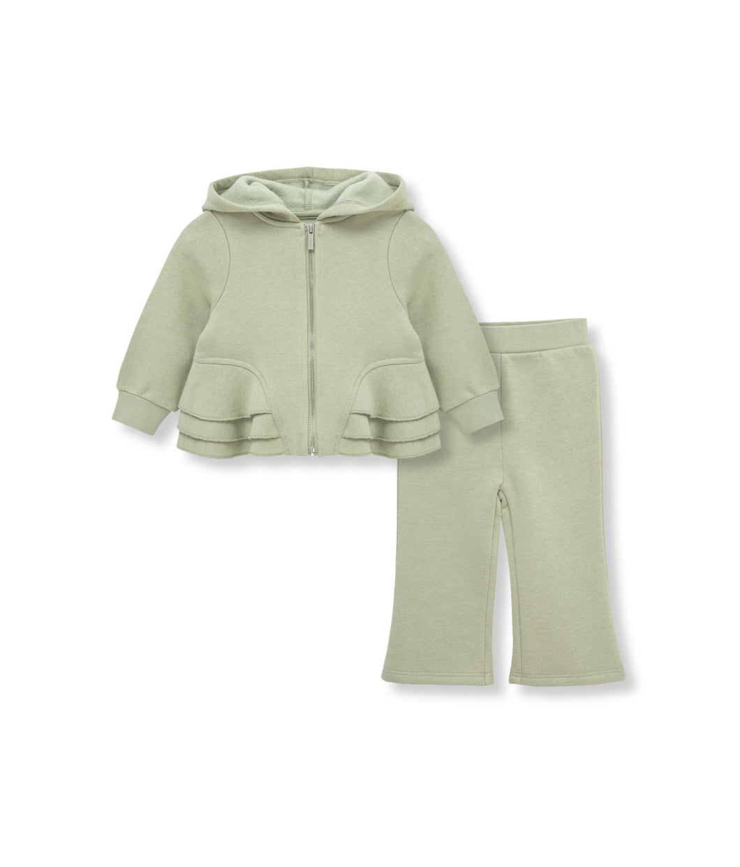 Olive Hoodie Pant Set