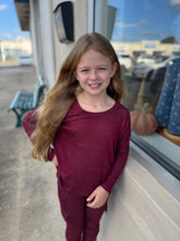Load image into Gallery viewer, Burgundy French Terry Top
