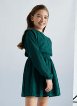 Load image into Gallery viewer, Green Pine Chiffon Dress
