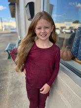 Load image into Gallery viewer, Burgundy French Terry Top
