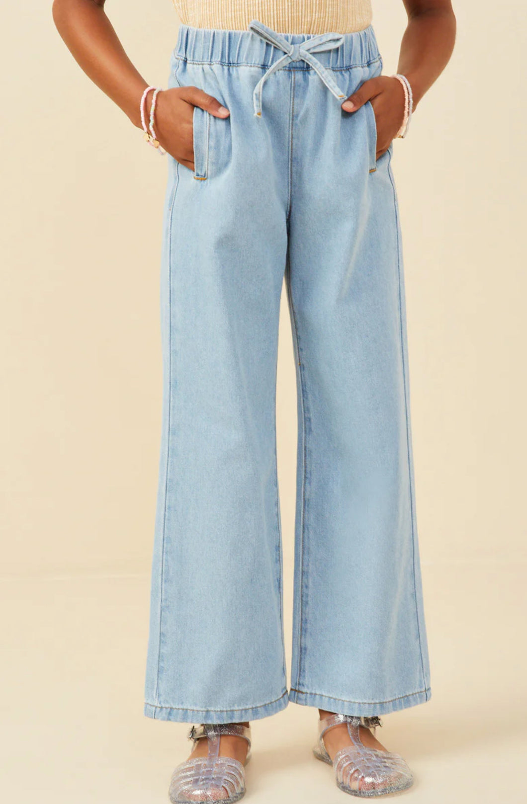 Wide Leg Drawstring Pants
