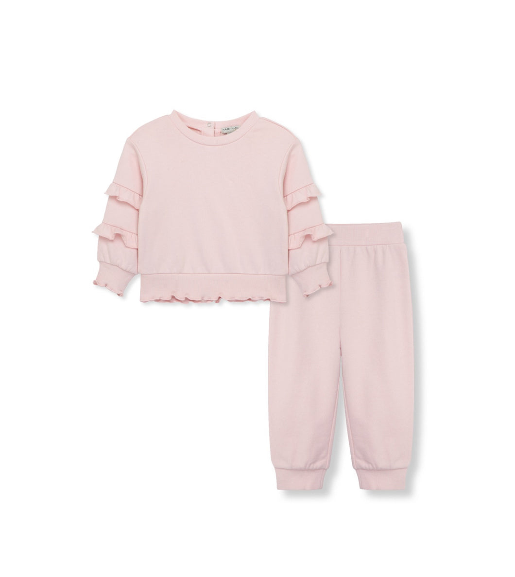 Light Pink Pullover Pant Set