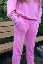 Load image into Gallery viewer, Hot Pink Washed Jogger
