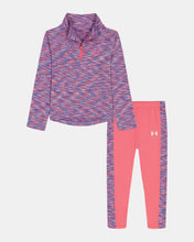 Load image into Gallery viewer, Girls UA Tech Twist 1/4 Zip Set
