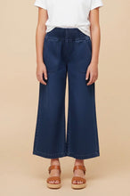 Load image into Gallery viewer, Smocked Waist Denim Pant
