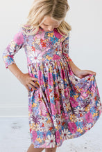 Load image into Gallery viewer, Mauve What&#39;s Up Buttercup Twirl Dress
