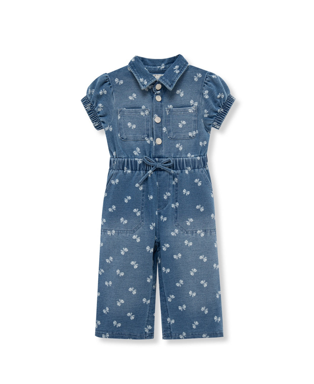 Bow Print Jumpsuit