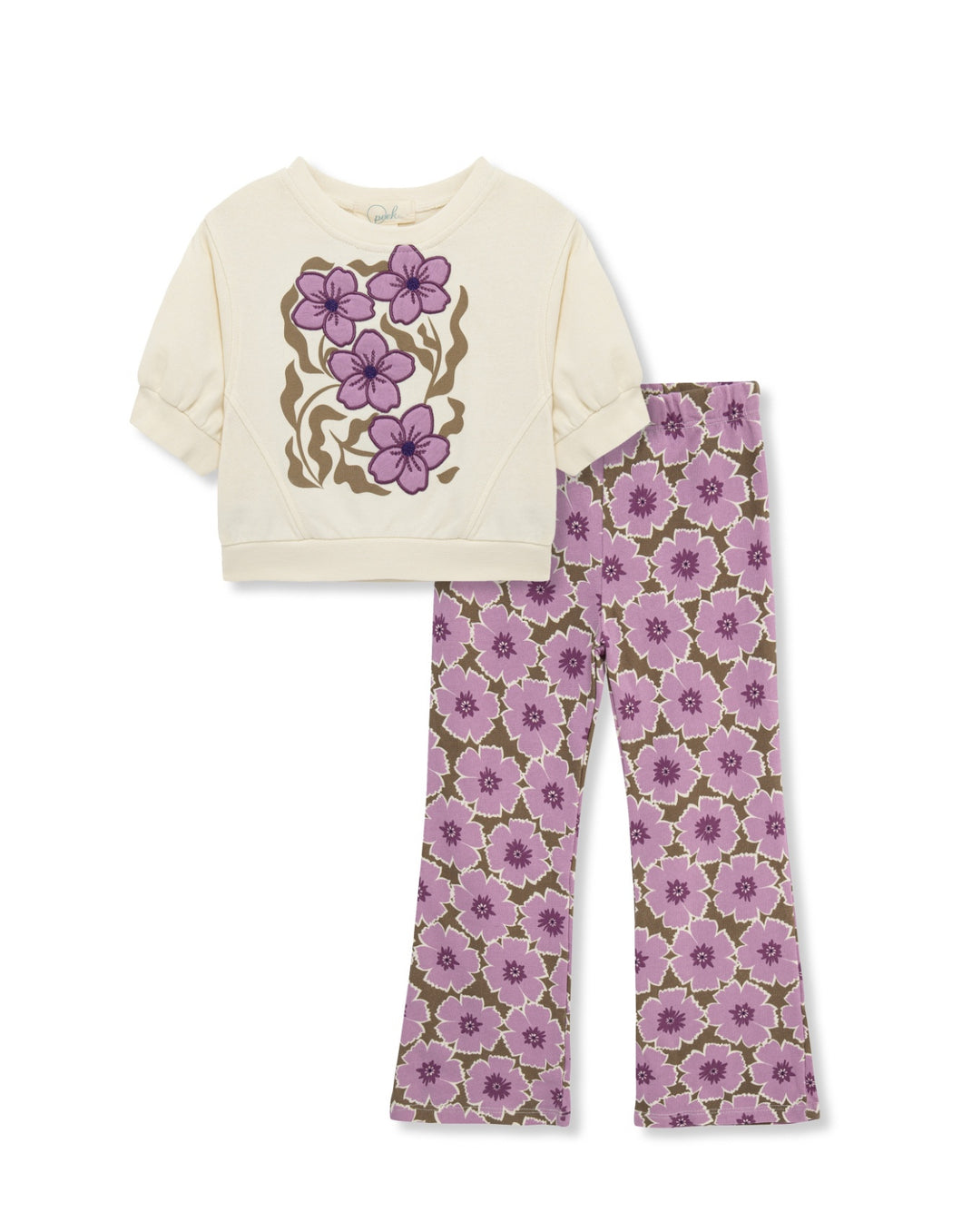 Violet Garden Pant Set