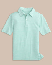 Load image into Gallery viewer, Marine Blue Spacedye Perf Polo
