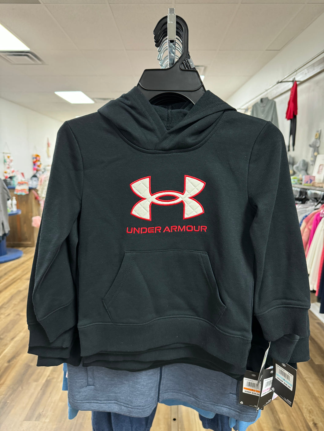 Boys UA Rival Logo Hoodie