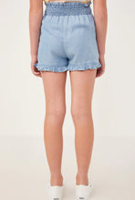 Load image into Gallery viewer, Tencel Smocked Ruffled Shorts
