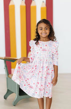 Load image into Gallery viewer, School Days Ruffle Twirl Dress
