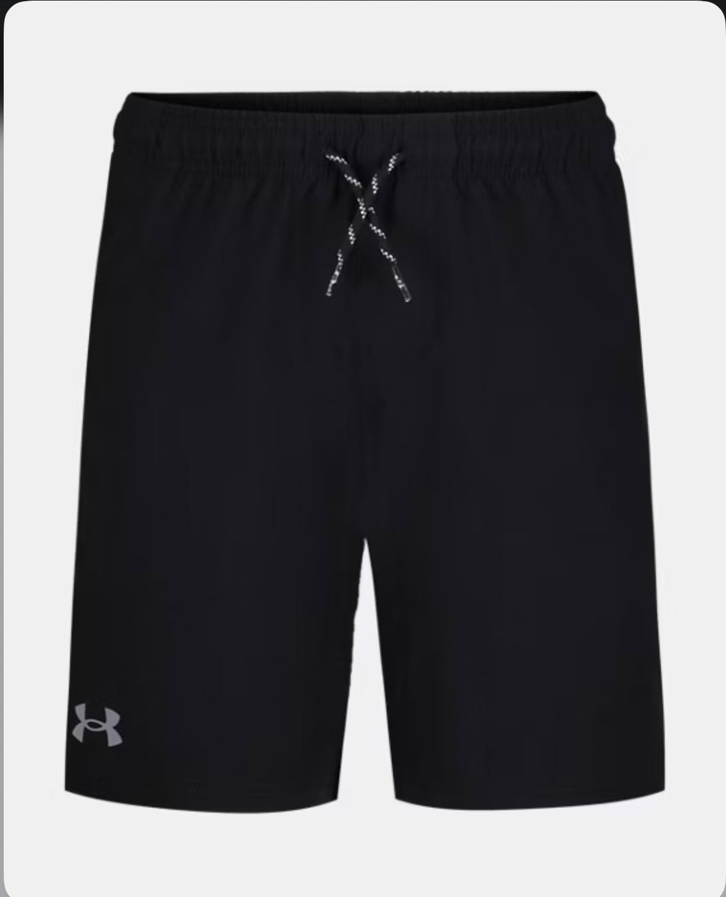 Boys UA Black Stretch Short