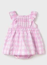 Load image into Gallery viewer, Soft Pink Vichy Dress with Bloomers
