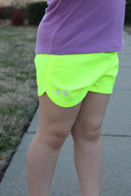 Load image into Gallery viewer, Girls UA Neon Play Up Short
