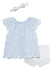 Load image into Gallery viewer, Eyelet Stripe Sunsuit
