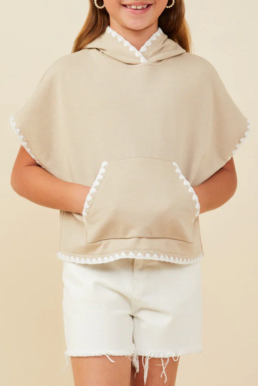 Crochet Hooded Tee