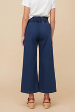 Load image into Gallery viewer, Smocked Waist Denim Pant
