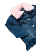 Load image into Gallery viewer, Pink Fuzzy Jacket 3PC Set
