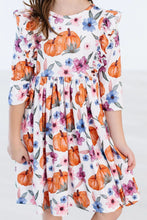 Load image into Gallery viewer, Hey Pumpkin Twirl Dress
