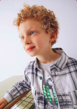 Load image into Gallery viewer, Gray Plaid Overshirt
