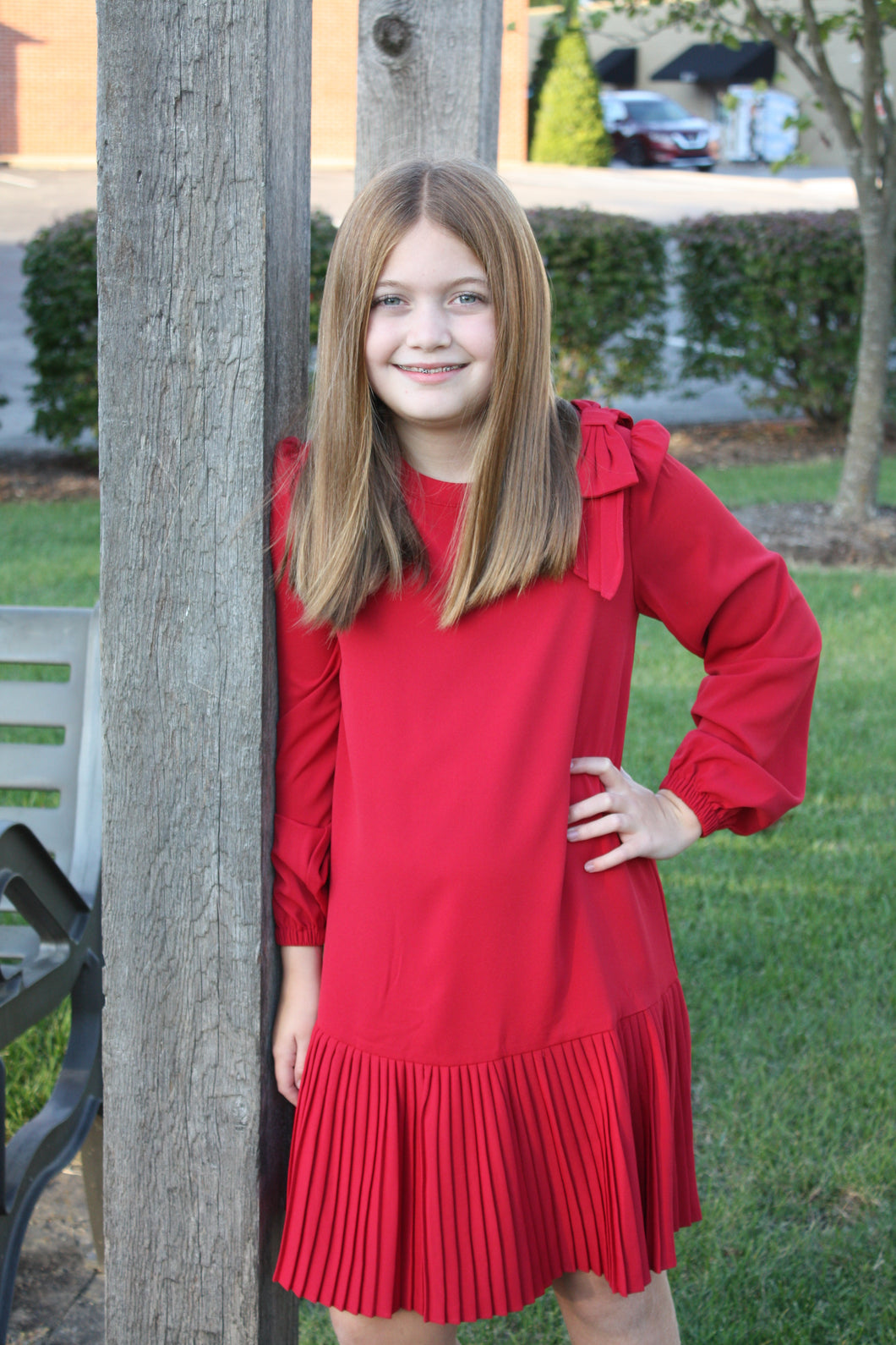 Red Bow Dress